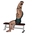 Triceps Press - Seated Dumbbell